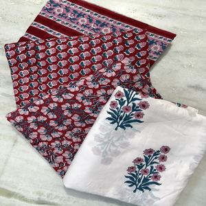 Tela de Algodón Peinado Lisa No Tejida Más Vendida, Cortinas Ligeras Ecológicas, Confección de Vestidos, Flores Hechas a Mano en India para Niños - Product Image 3