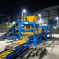Machine de fabrication de briques en ciment entièrement automatique OEM/ODM pour projets de briqueterie de grande capacité avec moules interchangeables