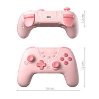 Controlador de Gamepad inalámbrico multifunción Aolion Hall Joystick con Turbo y vibración para Switch Pro Mobile Gaming PC
