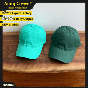 Gorra de béisbol con logotipo personalizado Sombrero de verano de alta calidad MOQ Gorras Sombrero de papá con logotipo personalizado Gorras de béisbol personalizadas Bordado - Product Image 1