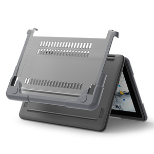 Étui de protection rigide personnalisé en TPU+<span class=keywords><strong>PC</strong></span> pour ordinateur portable Dell <span class=keywords><strong>Chrome</strong></span> <span class=keywords><strong>Book</strong></span> 11 11,6 pouces 3100 3110 avec trous de refroidissement, housse antichoc - Product Image 3