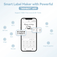 Niimbot 2023 Vente Flash Imprimante Mobile Mini Sans Fil 2 Pouces Imprimante Thermique Directe d'Étiquettes B1