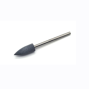 Long Bullet Silicone Polisher Nail <b>Drill</b> <b>Bit</b> Custom Logo Pedicure Polishing <b>Bit</b> for Electric Nail File Tool - Product Image 2