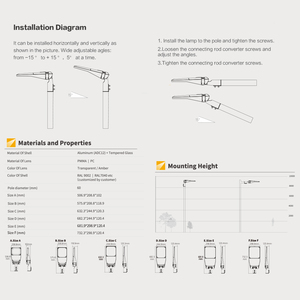 โคมไฟ IP66 LED ติดถนน80W, LD80KMini2แหล่งกำเนิดแสงโคมไฟขนาดเล็กโคมไฟถนนขนาดเล็ก - Product Image 5