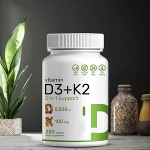 Capsule di Vitamina D3 e K2 Naturali, Ingredienti Premium per Nutrizione Bilanciata e Benessere - Product Image 2