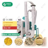 Machine à éplucher les pois noirs Maïs riz blé Millet à usage agricole pour décortiquer les lentilles de maïs à sec et humide