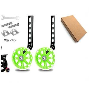 Ruedas de entrenamiento para bicicleta infantil de 12 pulgadas, juego de 2 ruedas con luces intermitentes y kit de montaje para apoyo de equilibrio - Product Image 3