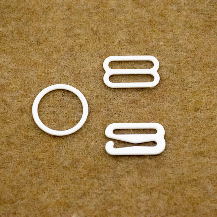 Fabriek Te Koop Hoge Kwaliteit Nylon Gecoat Lingerie Verstelbare Naaien Beha Ringen Gespen 15Mm Beha Sliders Ringen