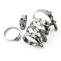Assortiment de colliers de serrage d'échappement en acier inoxydable pour fabricants professionnels – Colliers de serrage à boulon en acier inoxydable 4.0, 5.0, 3.0