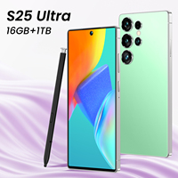 Smartphone S25 ULTRA 5G en état d'origine, 16 Go de RAM + 1 To de ROM, fonction de reconnaissance faciale