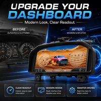 Panel Instrumen Digital Aftermarket untuk FORD F150 2008--2010