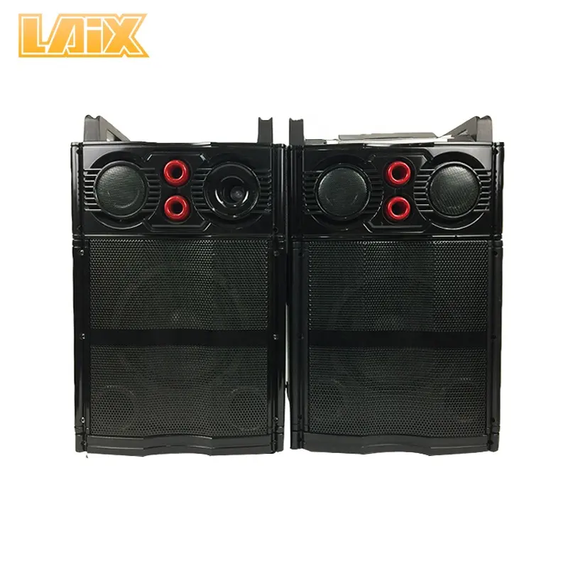 Laix SS-11 Professional Active Stage Speaker with Disco Light BT PA System Karaoke 10 inches Bass Party Multimedia Speakers