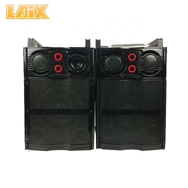 Laix SS-11 Professional Active Stage Speaker with Disco Light BT PA System Karaoke 10 Inches Bass Party Multimedia Speakers