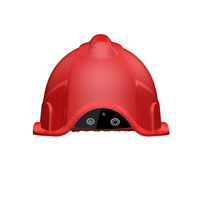 Casque intelligent 4G Jepower pour la construction, matériau ABS, positionnement WIFI et GPS, éclairage LED, casque de sécurité intelligent