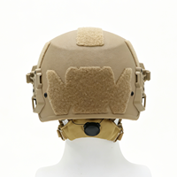 Casque tactique Wendy High Cut S-XL en PE et Aramide, options légères avec rails de fixation avant et panneaux auto-agrippants