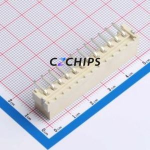 WT396VL-124C-0W Wire-to-Board Pin Header SMD,P=3.96mm Connector 1x12P 3.96mm Vertical Mount VH - Product Image 2