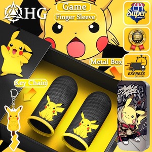ปลอกนิ้วสำหรับเล่นเกมอีสปอร์ต ทำจากเส้นใยสีเงิน น่ารักและเท่ห์ ไม่ลื่นและซับเหงื่อ พร้อมหน้าจอสัมผัสที่ไวต่อการสัมผัส - Product Image 2