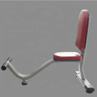 Banc utilitaire incliné en métal pour la musculation à domicile ou en salle de sport, idéal pour les triceps, les press d'épaules et les étirements des jambes