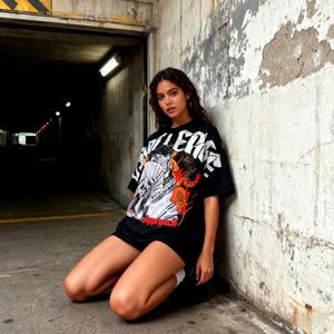 Camiseta Oversize de Algodón 100% de Alto Gramaje para Hombre, Estilo Boxy y Corto, Personalizable con Impresión DTG, de Primera Calidad - Product Image 2