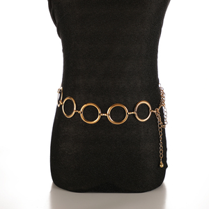 <span class=keywords><strong>Ceinture</strong></span> Chaîne de Taille Métallique GT Fashion Slim Fit pour Jupe, Argent et Or, Chaîne Creuse pour Pull, Accessoire pour Femme - Product Image 5