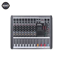 MORIN LS802 Mixeur pour Contrôleur Dj 8 Canaux/Console Audio Mixeur pour Équipement Sonore
