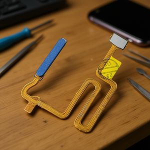 Cable flexible para lector de huellas dactilares para Oppo A54 5G 2021 azul - Product Image 3