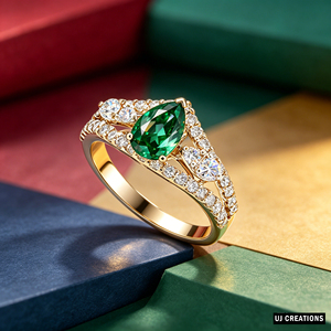 แหวนทองคำแท้สำหรับผู้หญิง S925/10K/14K/18K ประดับทับทิมทรงลูกแพร์ ฝังเพชรแบบ Pave ดีไซน์คลาสสิก เหมาะสำหรับเป็นแหวนหมั้น - Product Image 4