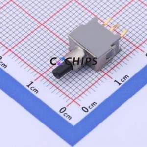 APE1F-2M-10-Z Push Button Switch Through hole Component (THT) Switch Single Pole Double Throw Round Plunger Through Hole 50mA - Product Image 2