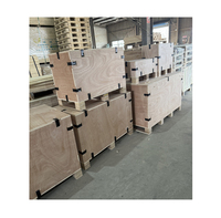 Caisses logistiques en contreplaqué pliables, empilables et durables, sur mesure, pour pièces mécaniques