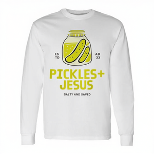 T-shirt à manches longues Pickles Jesus Salty And Saved - Product Image 2