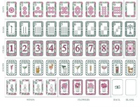 Jeu de Mahjong Américain Pliable Caki Law Rence avec Tuiles en Acrylique Personnalisées Thème Fleurs Cadeau de Fête Familiale Haute Qualité