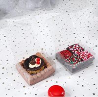 Boîtes en plastique PET rectangulaires transparentes mates en PVC en stock pour les cosmétiques quotidiens et l'emballage du café
