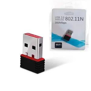Mini adaptador WiFi USB, 2,4G, 150Mbps, tarjeta de red LAN Realtek, controlador Wifi 802.11N para ordenador PC