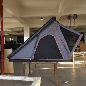 Carpa de Techo para Auto, Tipo A, de Aleación de Aluminio, Carcasa Rígida, Plegable, para las Cuatro Estaciones, de Una Habitación, Tela Oxford, Resistente al Viento, Impermeable y a los Rayos UV - Product Image 5
