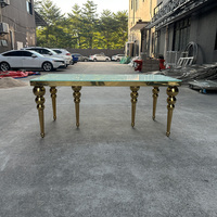 Mesa Rectangular de Acero Inoxidable para Banquetes, Bodas, Eventos y Hoteles, Venta al Por Mayor