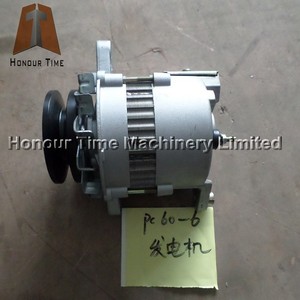 600-821-3850 4D95 <span class=keywords><strong>Alternator</strong></span> Generator Cho Máy Xúc PC60 Phụ Tùng Điện <span class=keywords><strong>Alternator</strong></span> 24V 20A - Product Image 5