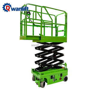 SAGA FIRST Sinofirst Mini Semi Electric Hydraulic Small Scissor Lift dengan CE Alloy Steel Tinggi Angkat 20m untuk Penggunaan Dalam/Luar Ruangan. - Product Image 6