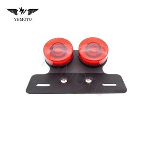 YHMOTO License Plate Holder Kennzeichenhalter Rear Tail Light Bracket for Universal Motorcycle Scooter E-Bike Parts - Product Image 3