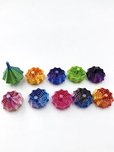 3D Printed Stress Relief Toy - Carrot Tower Spinning Creative <b>Mini</b> Spiral Toy - Product Image 4