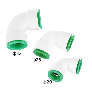 Raccord rapide anti-fuite pour tuyau d'eau lisse 20/25/32 mm, coudes droits, tés, vannes, joints PPR/PVC/<span class=keywords><strong>PB</strong></span>/PERT/PE - Product Image 3