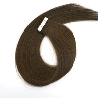 Extensions à bandes adhésives en cheveux humains, double épaisseur, vierges russes, avec trame invisible, pour la vente en gros, fournisseurs d'extensions de cheveux naturels
