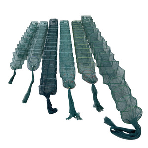 Nasse à crevettes en fil d'acier, pliable, avec options sans nœuds ou nouées, multi-segments, pour la capture d'anguilles, ligne <span class=keywords><strong>de</strong></span> pêche - Product Image 5