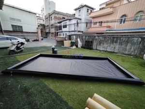 공장 가격 내구성 0.6mm PVC 풍선 세차 매트 차량 세척 또는 카펫 세척을위한 물 함유 매트 - Product Image 5