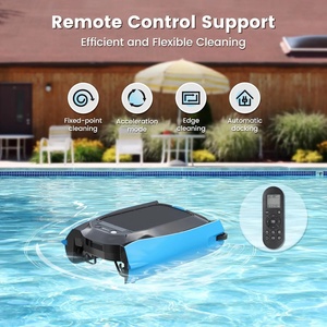 Robot Limpiafondos Inteligente para Piscinas con Energía Solar, Contenedor de Residuos de 7L, 4 Modos, IP68, Robot Automático para Limpieza de Superficies de Piscinas - Product Image 5