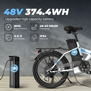 VARUN C20-1 Vélo électrique pliable rapide 20 pouces 250W 48V7.8Ah Assistance à 3 niveaux 150KG Frein à disque IP65 En stock en UE Livraison pour petites entreprises - Product Image 2