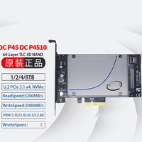 P4510 1 To 2 To 4 To 8 To SSD Server Workstation Disque SSD P4510 U.2PCie3.0 * 4 Serveur NVME SSD