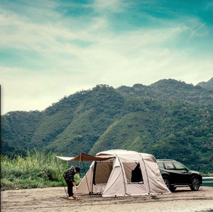 Tente de <span class=keywords><strong>camping</strong></span> tunnel imperméable pour 3-4 personnes, pour l'extérieur et la voiture - Product Image 5