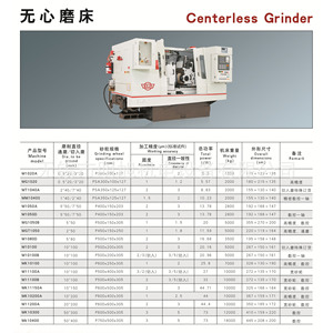 Rectifieuse sans centre Xiji Mx 1017a pour usinage de roulements de haute précision, modèle sur pied - Product Image 2