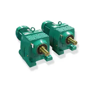 R series helical motor gearbox made in China R Series Helical electric motor reducer