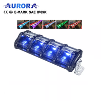 Barre lumineuse LED Aurora Patent Multifonctionnelle Evolve RGB Offroad 10 pouces, adaptable aux barres lumineuses LED pour camionnette